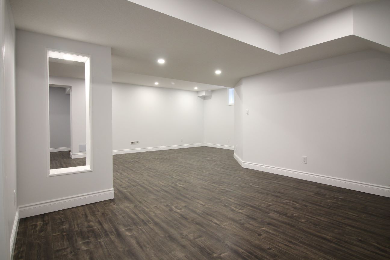 Full basement finishing in Talbot Village, Southwest London