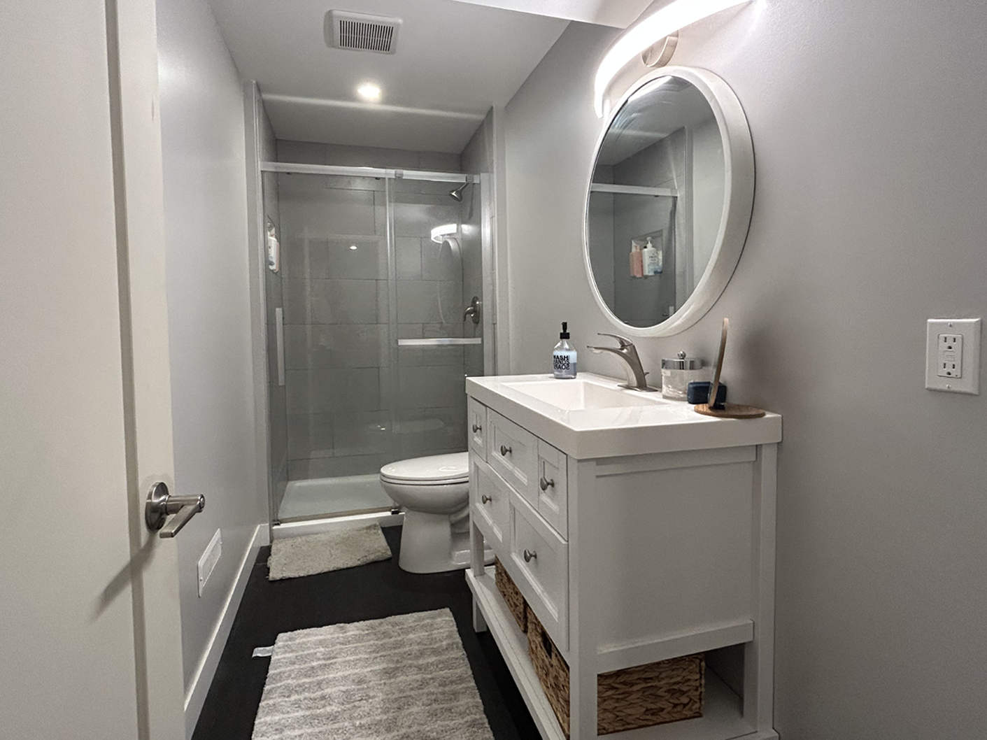 Full bathroom renovation in Oakridge, north London